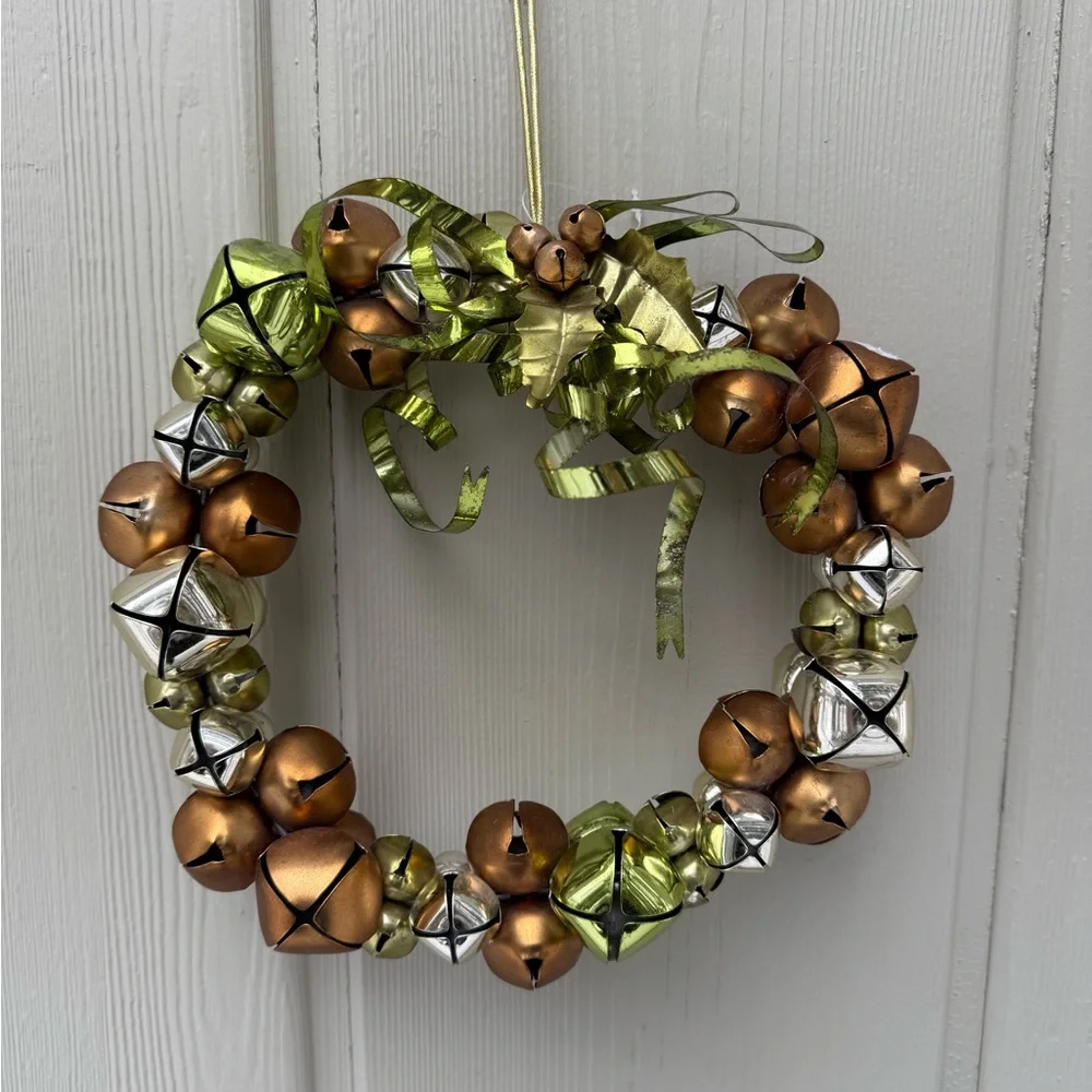 Vintage Midcentury Jingle Bell Wreath